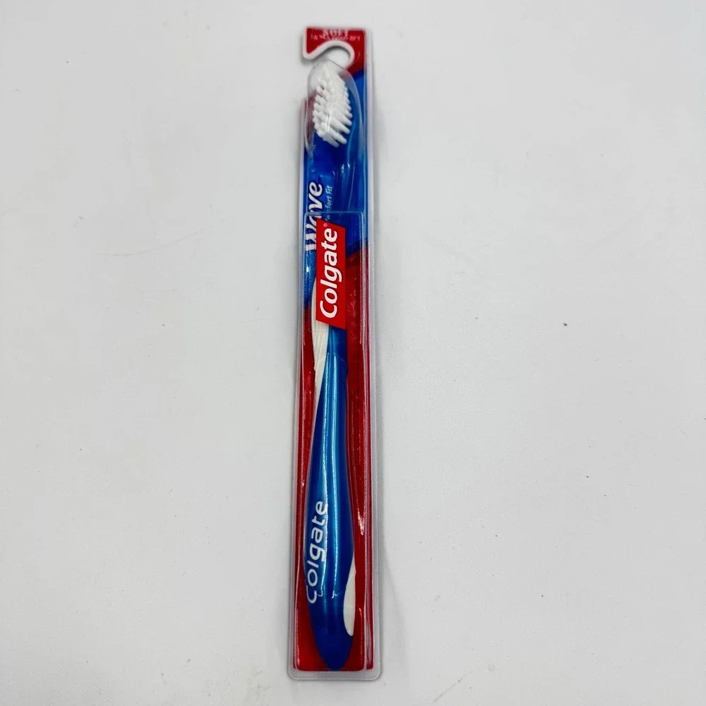 Colgate Wave Toothbrush Blue Ultra Compact Soft NEW